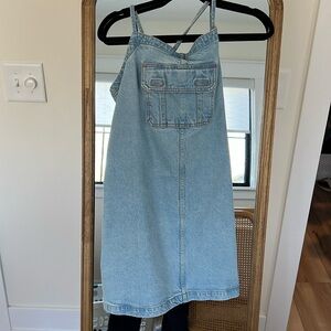 AE Denim Apron Mini Dress